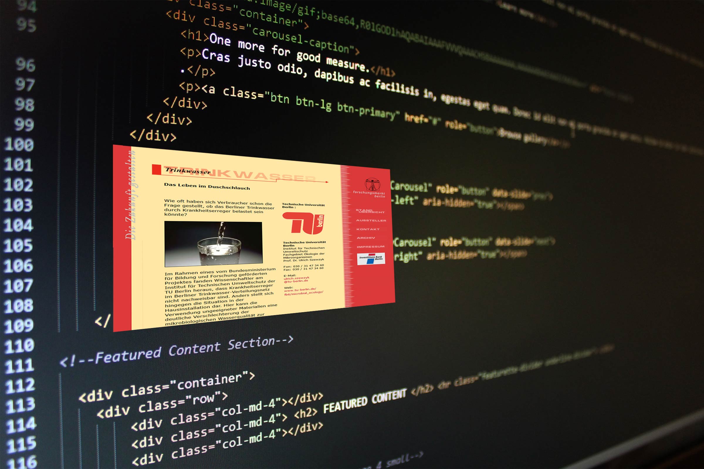 Der virtuelle Messestand auf der CeBIT, der Hannover Messe oder zum Schaufenster der Wissenschaft.