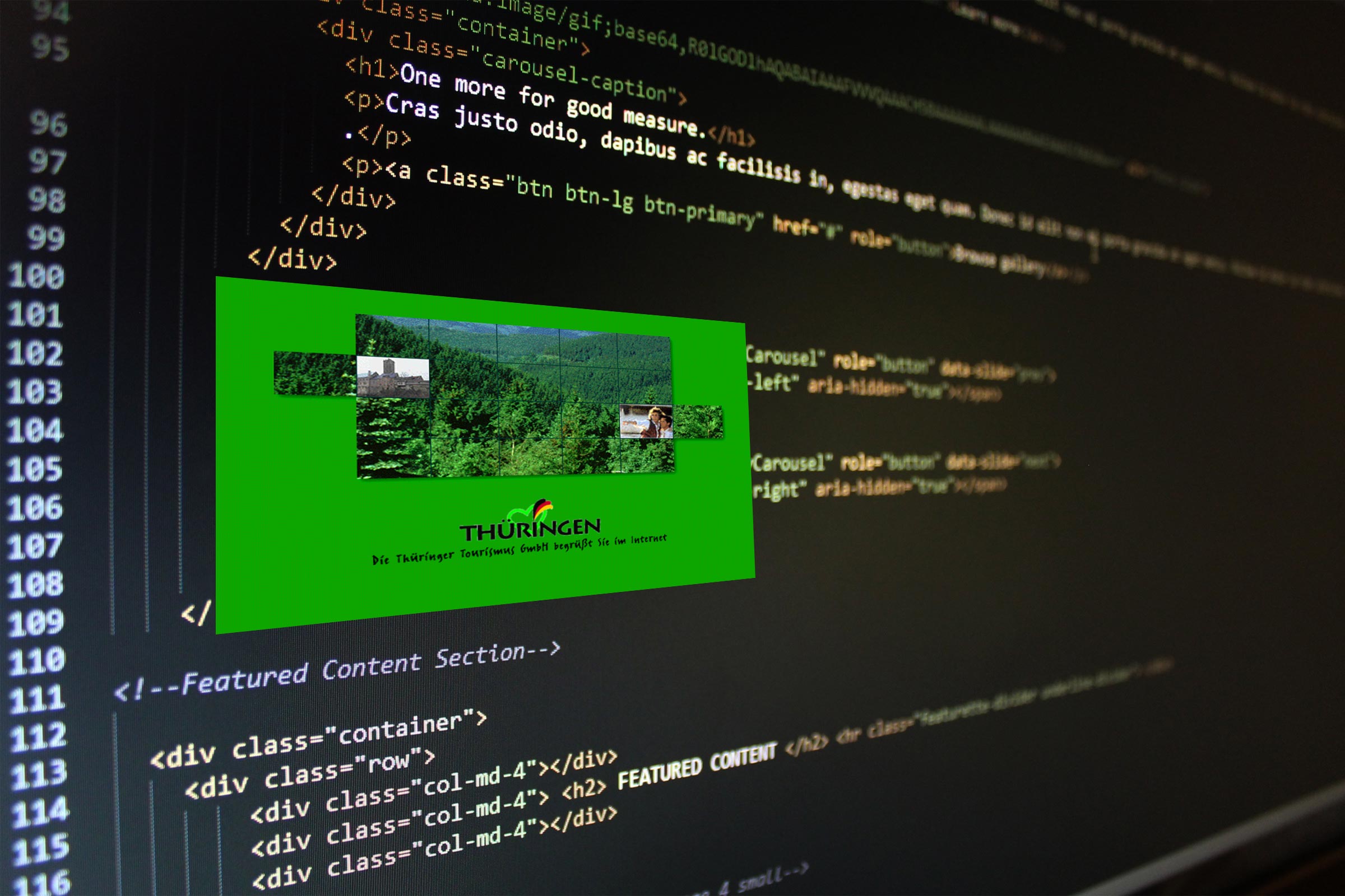 Thüringen hat viel mehr vorzuzeigen als nur Goethe, Schiller und Bratwurst ...